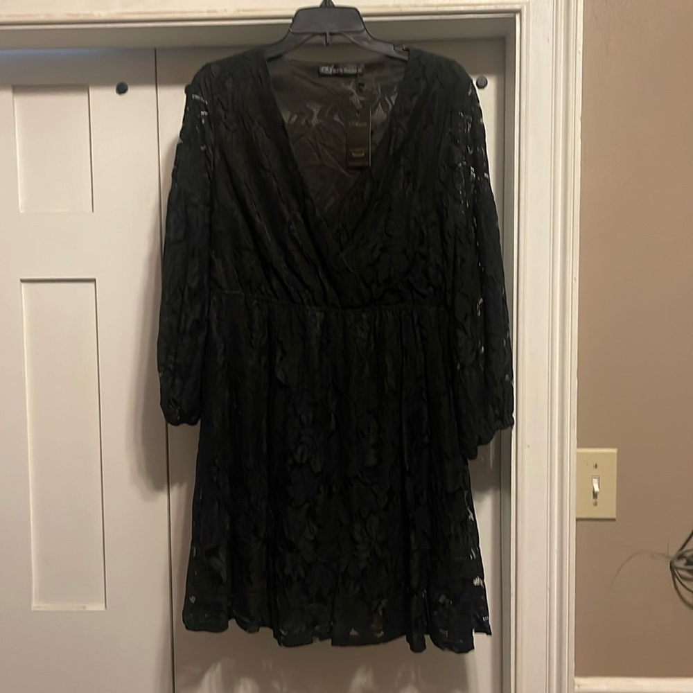 Black lace dress - NEW WITH TAGS